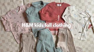 h&m kids fall clothing haul 2024