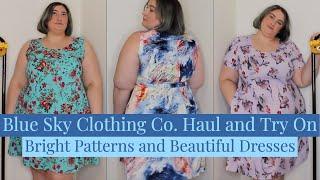 Blue Sky Clothing Co  Haul and Try On - Bright Patterns and Beautiful Dresses Oh My!