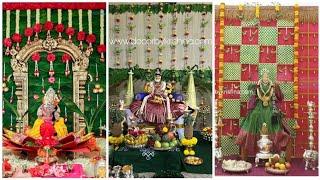 25 Latest Varalakshmi Vratham Decoration Ideas 2024|| Varalakshmi Pooja Decoration 2024