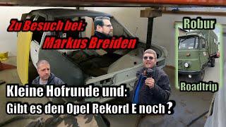 Zusammen mit Max @Max-Carshop besuche ich Markus Breiden / Garage76 - Gibt es den Opel Rekord noch?