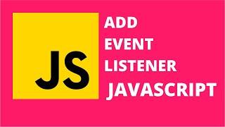 addEventListener JavaScript