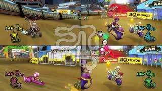 Mario Kart Wii Custom Tracks (History)  4 Players #719 (3 Tracks) Mirror