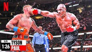 BRUTAL KO! Jake Paul VS Mike Tyson FULL FIGHT HIGHLIGHTS! (Netflix Boxing Match 2024)