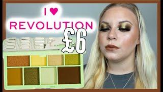 I HEART REVOLUTION MINI PISTACHIO CREAM EYESHADOW PALETTE | makeupwithalixkate