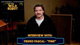 "The Wild Robot" Interview with Pedro Pascal "Fink"