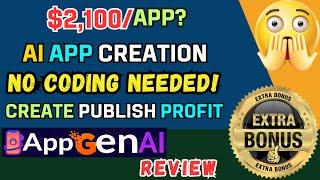 AppGen AI Review | True AI Powered Mobile App Builder | Drag & Drop App Creator | Make Money Online