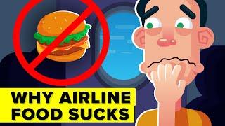 Real Reason Why Airplane Food Tastes So Bad