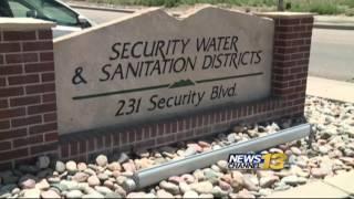 Security-Widefield residents concerned about water