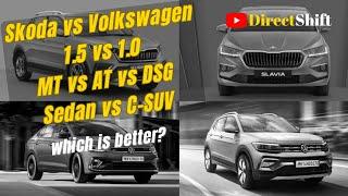 First time VW Skoda Car Buyer ? Must Watch before buying  Skoda vs VW | MT vs AT | 1.0 vs 1.5