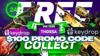 KEYDROP PROMO CODE 2025 !!! $100 FREE PROMO CODE ON KEY-DROP! PROMO CODE FEBRUARY 2025! CODE: THOSSA