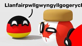 COUNTRIES COMPARE PLACE NAMES 2 | Countryballs Animation