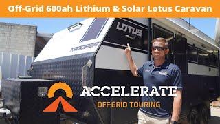 Off-Grid 600ah Lithium & Solar Lotus Trooper Caravan Walk Through