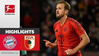 Kane Leads Bayern To Win! | FC Bayern München - Augsburg 3-0 | Highlights | MD11 – Bundesliga 24/25