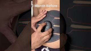 Abs Stimulator 1 month transformation #shorts #motivation