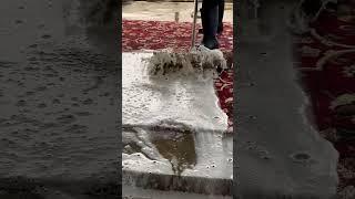 Foam scraping #19  #satisfying #asmr #carpetcleaning #foam #smooth #carpet