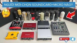 Hướng Dẫn Chi Tiết Người Mới Nên Chọn SOUNDCARD + MICRO Nào Thu Âm, Livestream Chất Lượng Năm 2023…