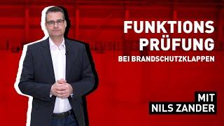 Funktionsprüfung von Brandschutzklappen