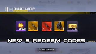 *NEW* CODM NEW 5 REDEEM CODES OCTOBER 2024 | NEW WORKING REDEEM CODES CODM 2024