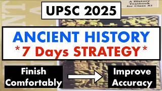 Ancient History for UPSC - You need Only this *7 DAY STRATEGY* to Cover Effectively #thinkbasicfolks