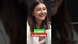 Is it HARDER TO FLIRT IN AMERICA?! #podcast #university #dating #flirting #relationship #girls