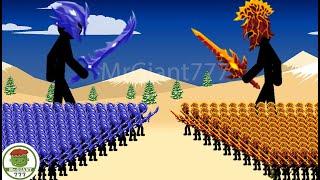 STICK FIGURE 9999 MERCENARY ICE SKIN VS MERCENARY LAVA SKIN HACK | Stick War Legacy Mod | MrGiant777