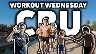 The Underrated CBU Men's XC Team CRUSHES 12x1K | Workout Wednesday