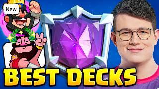 TOP 5 BEST DECKS to EASILY GET ULTIMATE CHAMPION in Clash Royale! 