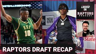 Toronto Raptors 2024 NBA Draft Recap | Back to roots on Day 2 | Kings trade | Ja'Kobe Walter 101