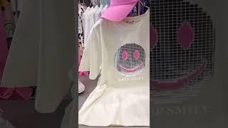 쿠팡 반다리 - 핑크 스마일  홀로그램 반팔 티셔츠 #반다리 #fashion #핑크 #스마일 #홀로그램 #반팔 #티셔츠