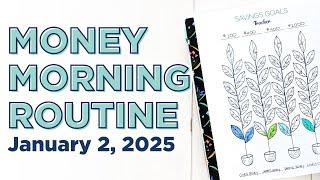 Money Morning Routine | Savings Goals + Spending Update