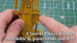 Aliens 1/12 scale Power Loader Halcyon model build Pt I - Arms and legs