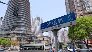 【4K】Changde Road, Shanghai, China【Shanghai Walking Tour】