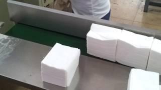 Máquina de embalaje de papel de tejido facial de alta velocidad