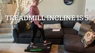 Under desk treadmill / walking pad with 5% incline from Funmily