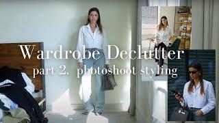 Wardrobe Declutter - Professional Portrait Styling