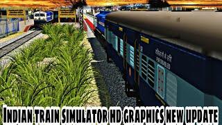 Indian train simulator new hd ultra graphics with real track sounds | Indian train simulator