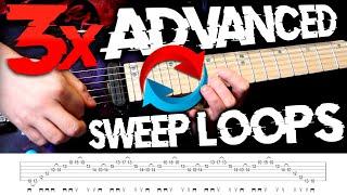 3x Advanced Sweep Picking Loops + TABs