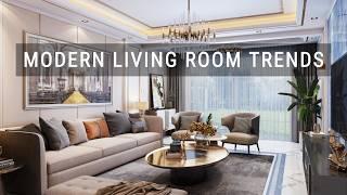 Top 7 Modern Living Room Design Trends 2024 - 2025