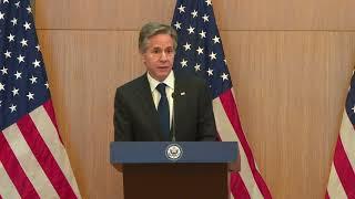 Secretary Antony J. Blinken at a Press Availability