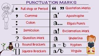 What Are the 14 Punctuation Marks in English Grammar?