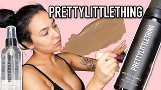 PRETTYLITTLETHING £8 SELF-TANNING MOUSSE REVIEW #TANNINGTRIALS