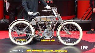 RECORD MOTORCYCLE SALE // 1908 Harley-Davidson Strap Tank // Mecum Las Vegas Motorcycles 2023