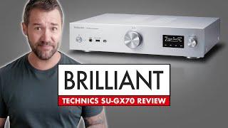 BETTER than Technics $10,000 Amp  TECHNICS SU-GX70 Review