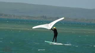 Wellington Point Qld Just John and I wingfoiling