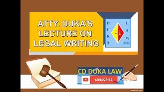 Legal Writing