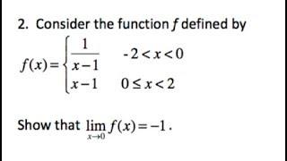 Limitis of Functions