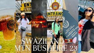 MTN BUSHFIRE 2023: Swaziland Weekend Vlog ||  first camp ever