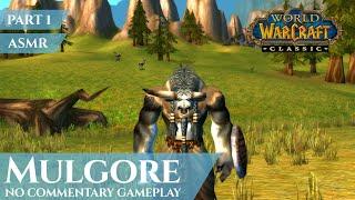 Mulgore Gameplay, Part 1, No Commentary, ASMR (1 hour, 4K, World of Warcraft Classic)