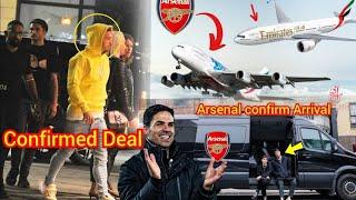 Nobody expect this arsenal target flying to London for Medicalsky sports arsenal transfer news now