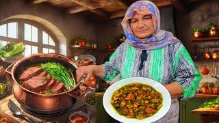 آموزش خورش کرفس: دستور خورش کرفس لعاب دار و جا افتاده  How to make celery stew